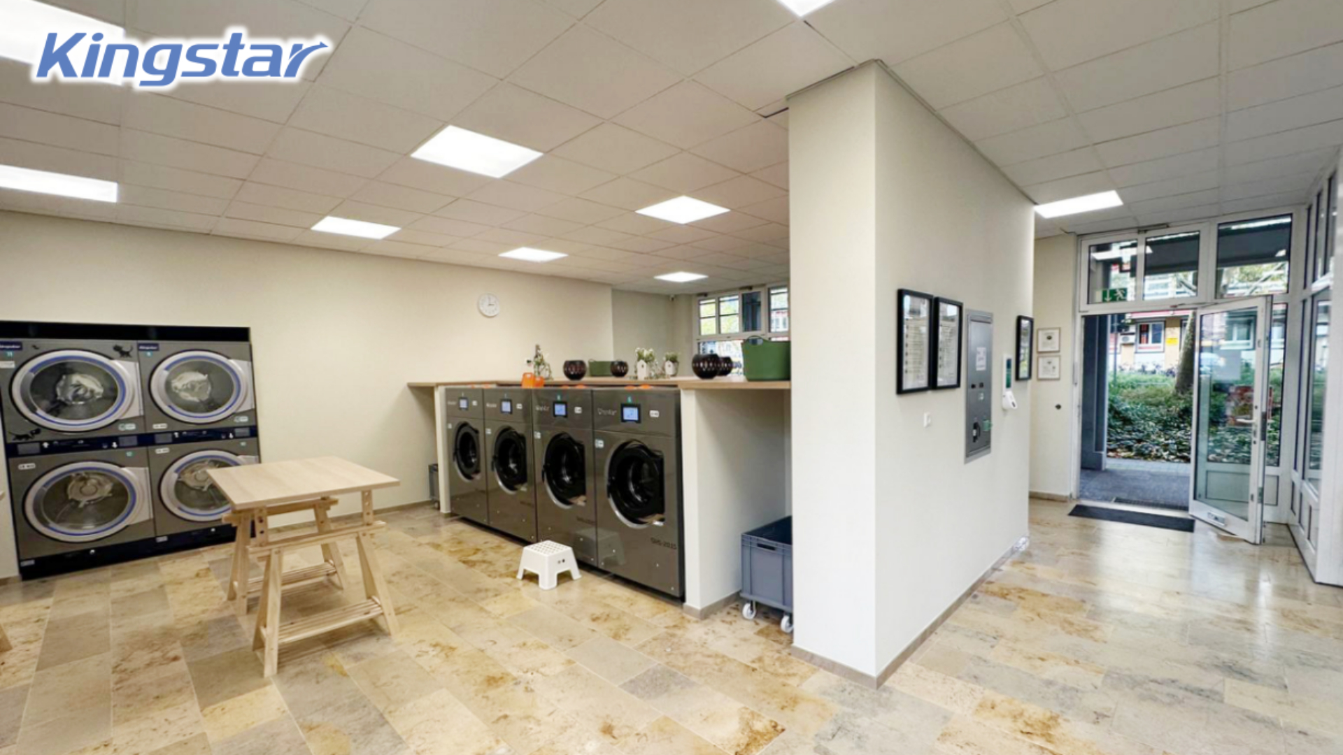 Fás Brabúis Sonraí-tiomáinte agus Oibríocht Eolaíoch do Níocháin Féinseirbhíse